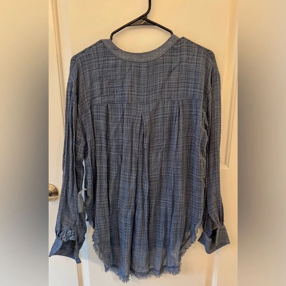 NWOT Free People Talk To Me Blouse